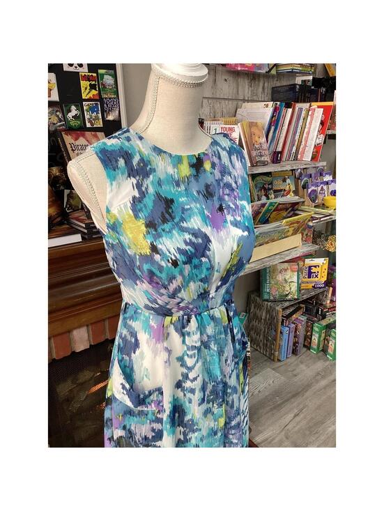 dressbarn Dresses & Skirts - DressBarn: Multi-Colored watercolor Dress Size 4